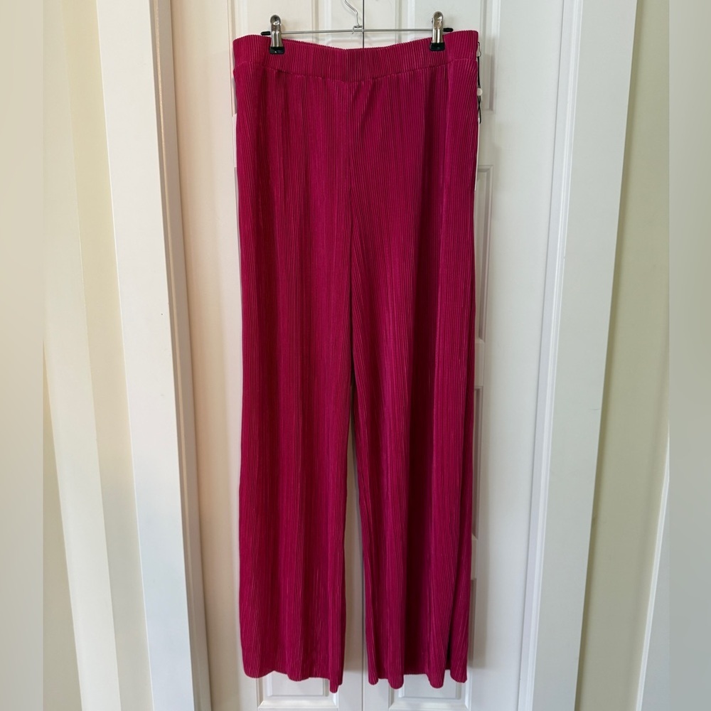 Haver & Blair Vibrant Pink Wide-Leg Pants | Medium